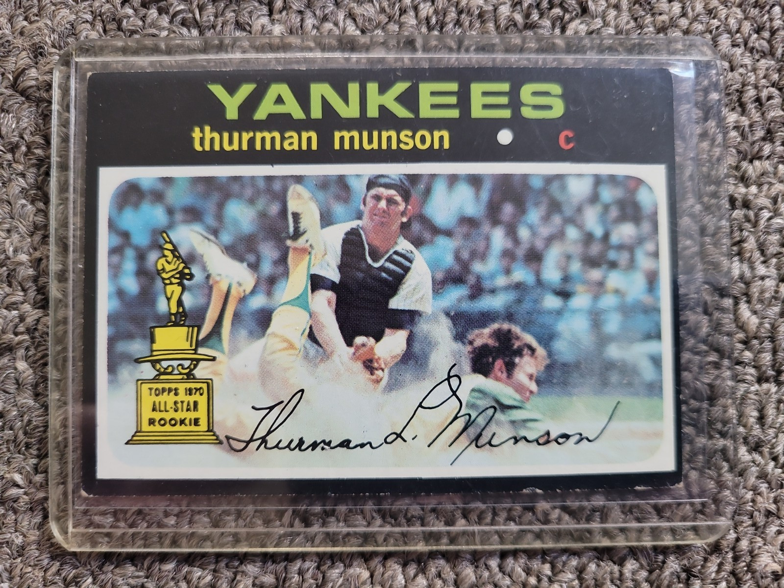 1971 Topps 1970 All-Star Rookie #5 Thurman Munson New York Yankees 1971 Topps 1970 All-Star Rookie #5 Thurman Munson New York Yankees