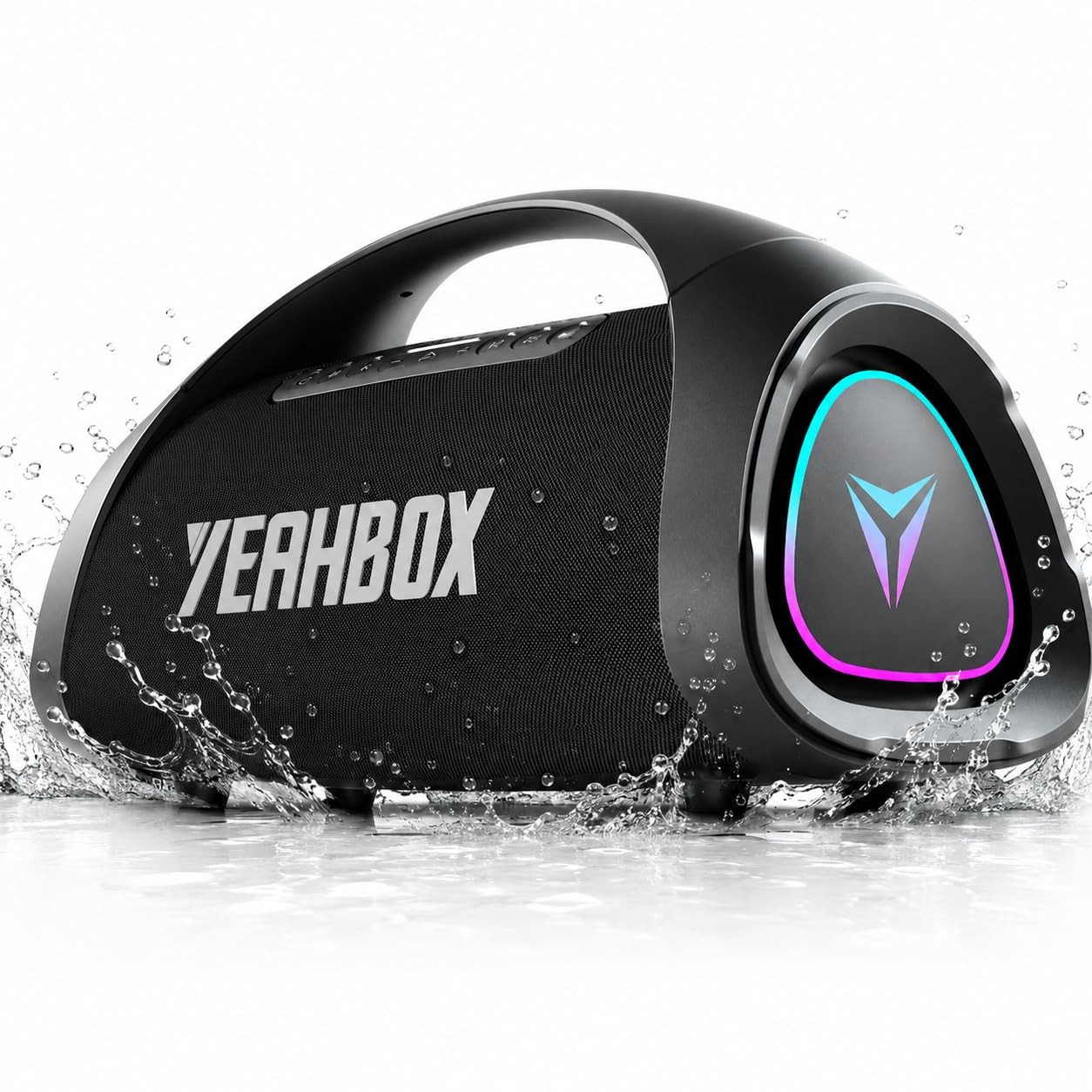 YEAHBOX Sonic Boom MAX 300W Max Large Bluetooth Speaker Loud, Massive Black YEAHBOX Sonic Boom MAX 300W Max Large Bluetooth Speaker Loud, Massive Black