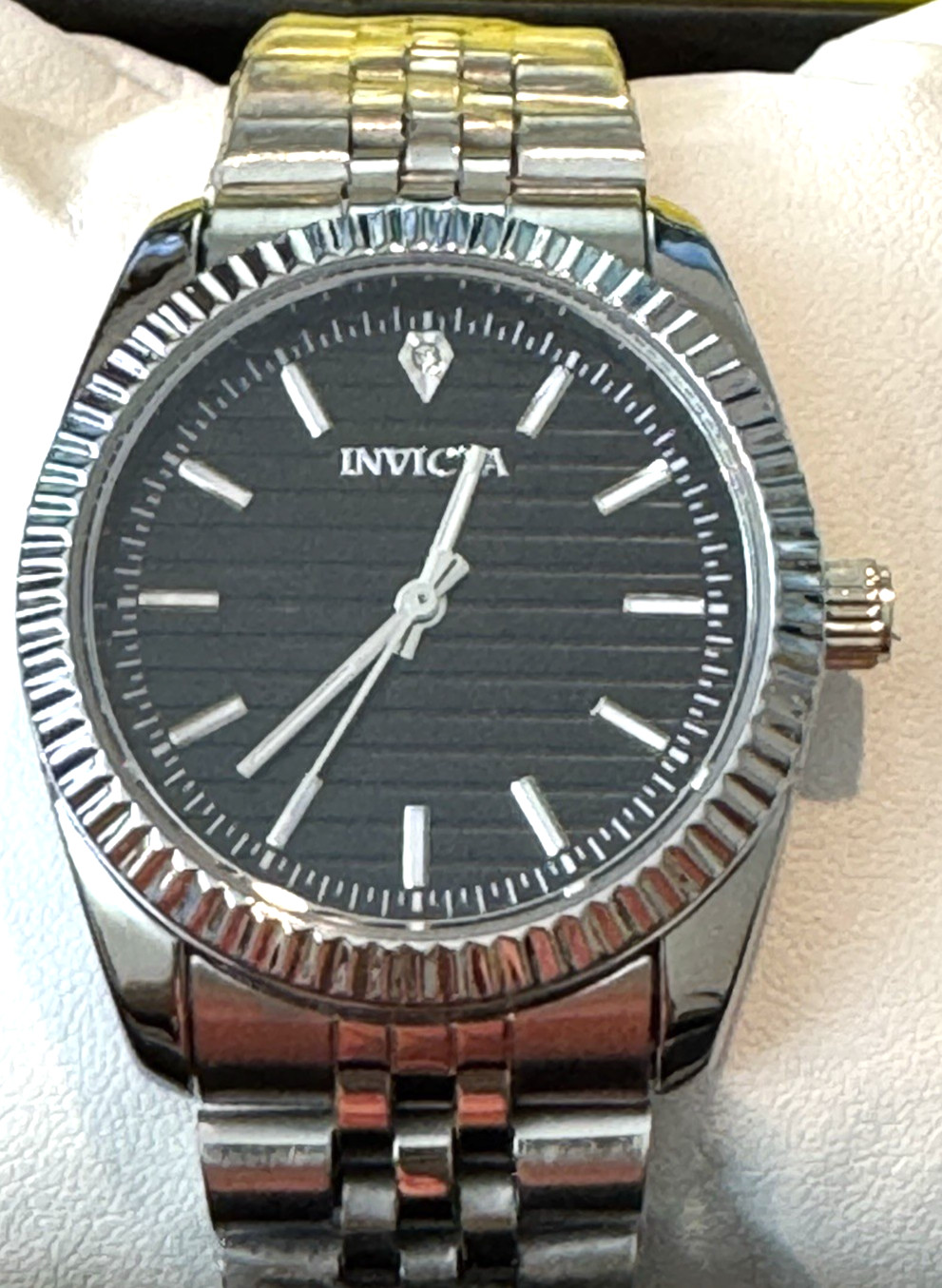 Invicta Celestial Diamond Watch 36mm, Steel, Black Dial (69164) -New Invicta Celestial Diamond Watch 36mm, Steel, Black Dial (69164) -New