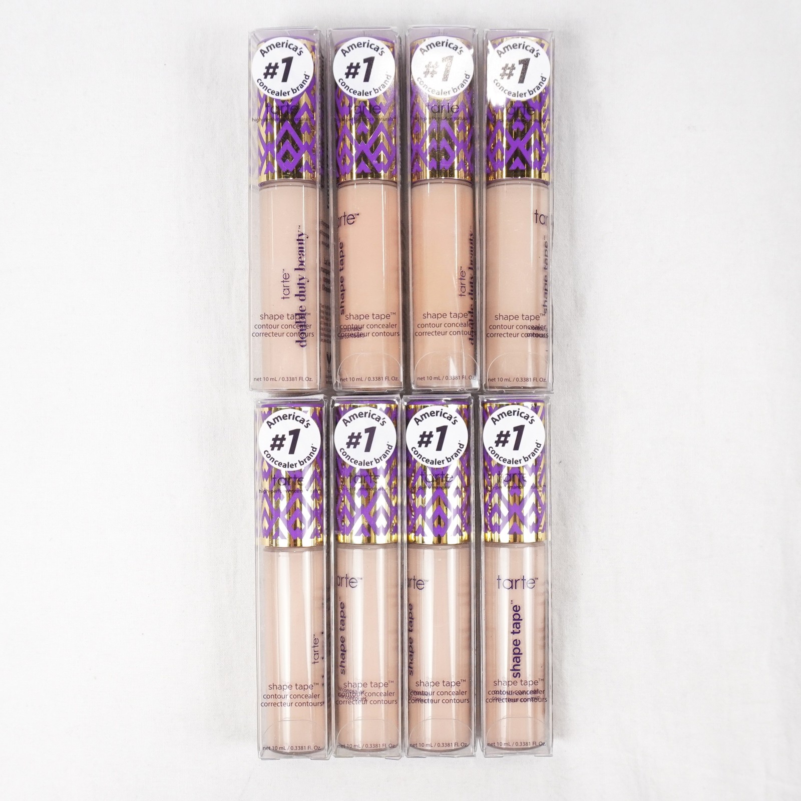 Tarte Shape Tape Full Coverage Concealers In 20B Light - 10mL Lot of 8