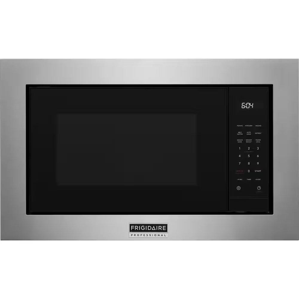 133m - Frigidaire Professional 24 in. Electric Built-In Microwave in Stainless S