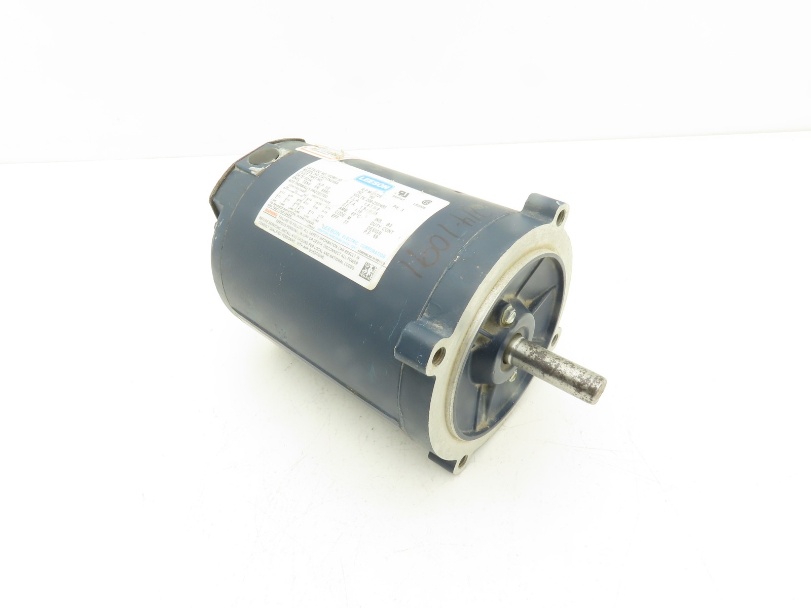 Leeson Electric C4T17NC46A AC Motor 0.5Hp 1725RPM 208-230/460V 3Ph S56C TENV