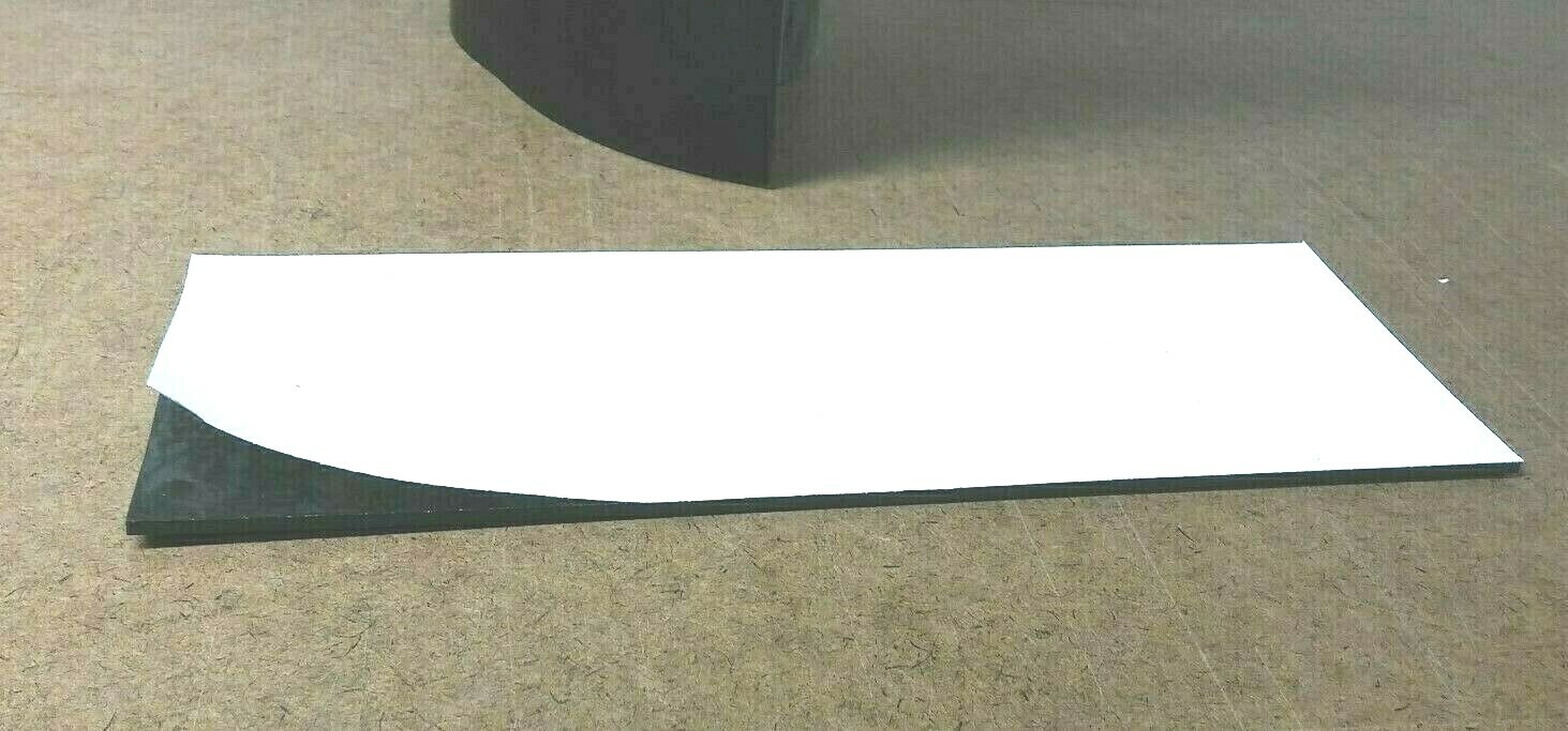 Neoprene Rubber Solid Sheet w/ Peel-Back Adhesive 1/16