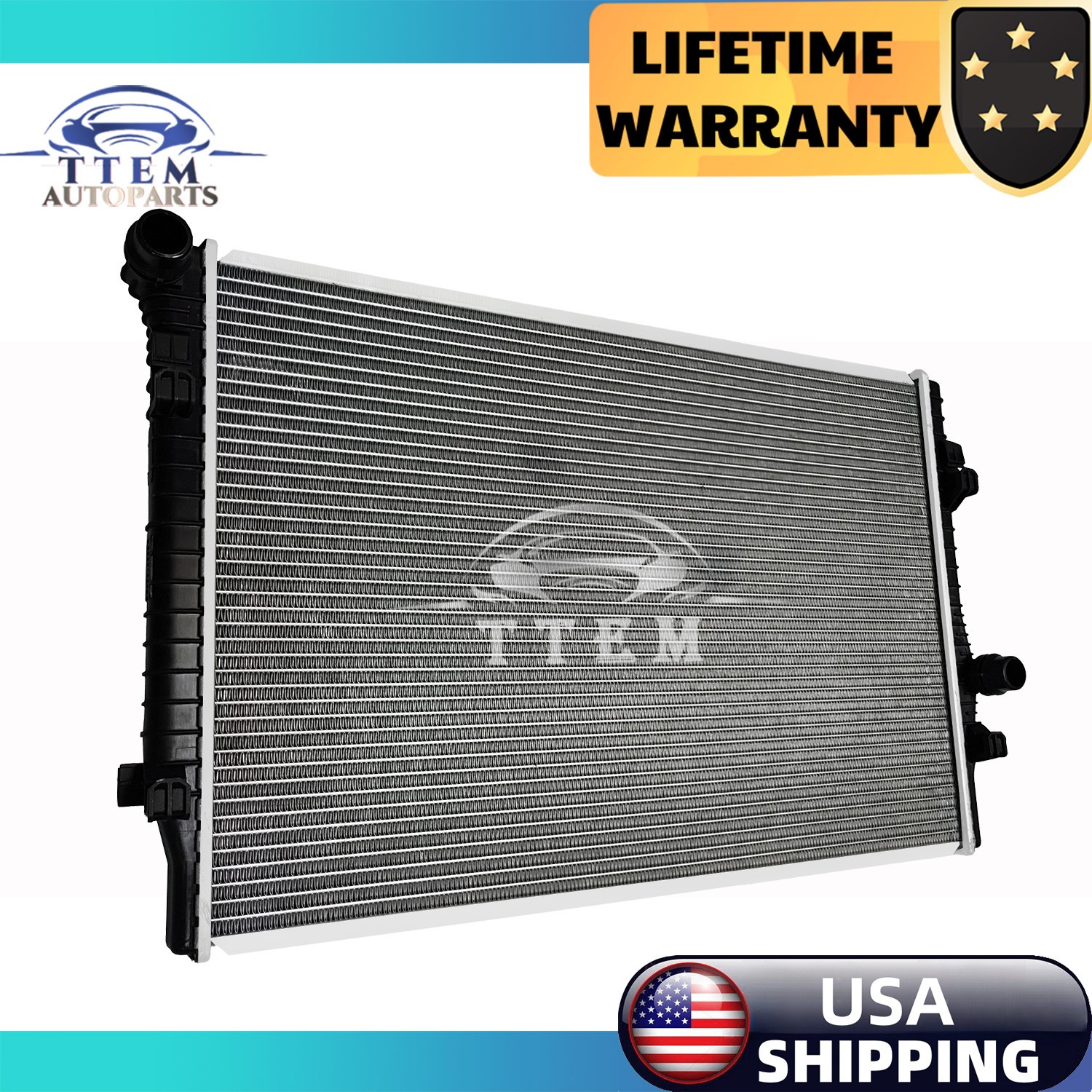 Fit 15-22 Audi A3 Q3 S3 TT VW GTI Golf Jetta Full Aluminum Radiator DPI 13529