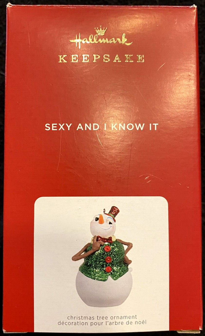 2021 Hallmark Keepsake Sexy and I Know It Christmas Ornament Magic Sound New 2021 Hallmark Keepsake Sexy and I Know It Christmas Ornament Magic Sound New