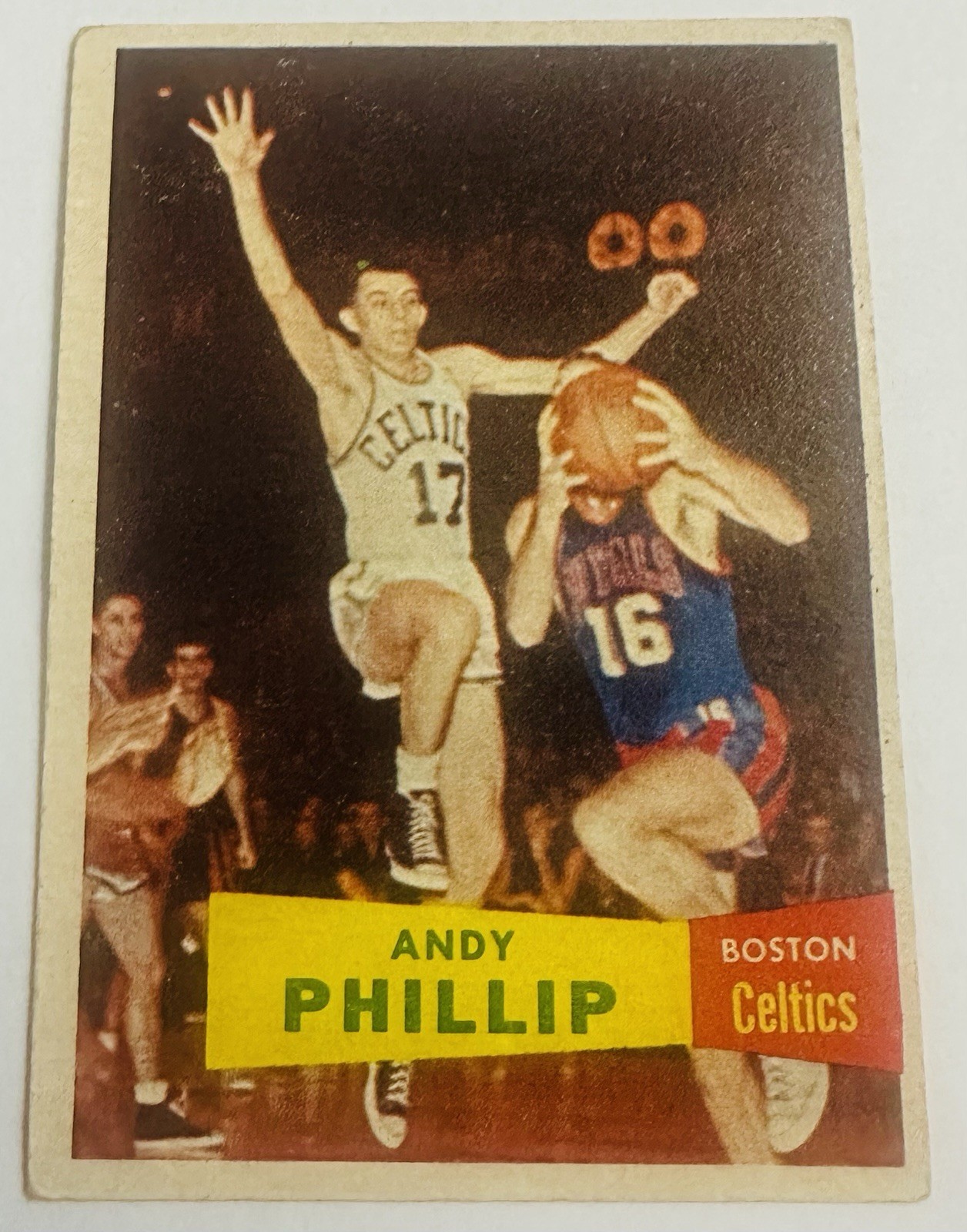 1957-58 Topps # 75 Andy Phillip EX+ 1957-58 Topps # 75 Andy Phillip EX+