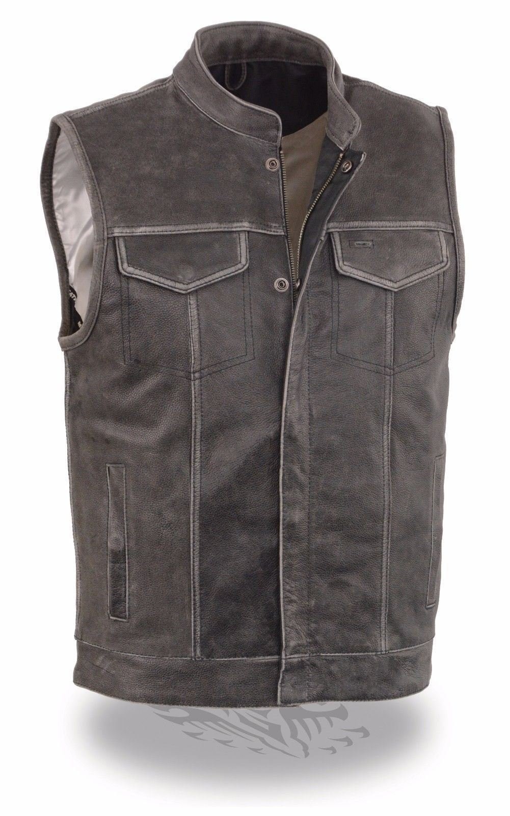 Milwaukee Leather MLM3513-GRY-M