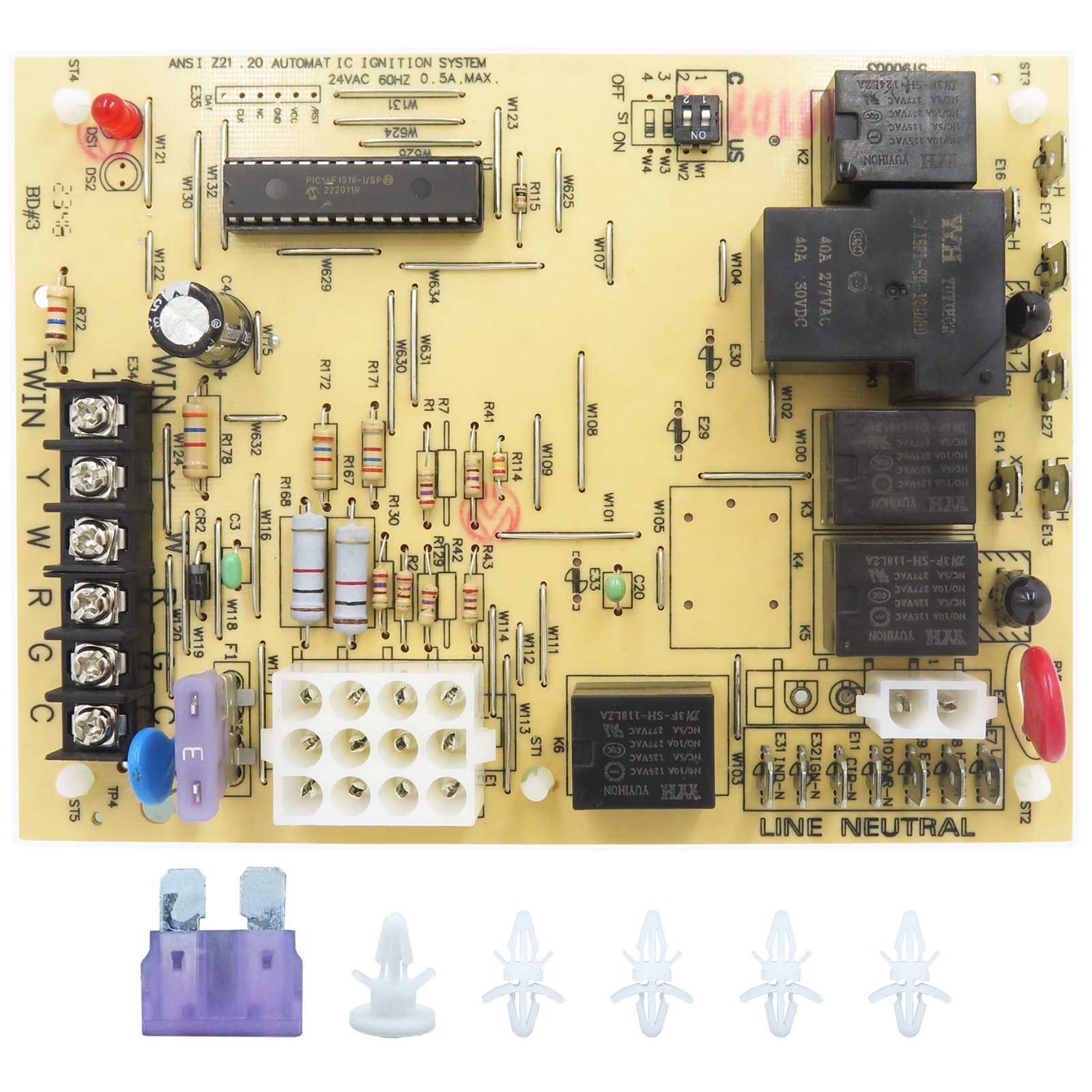 50A55-743,Replacement for Amana/Goodman Furnace Control Circuit Board 50A55-743,Replacement for Amana/Goodman Furnace Control Circuit Board