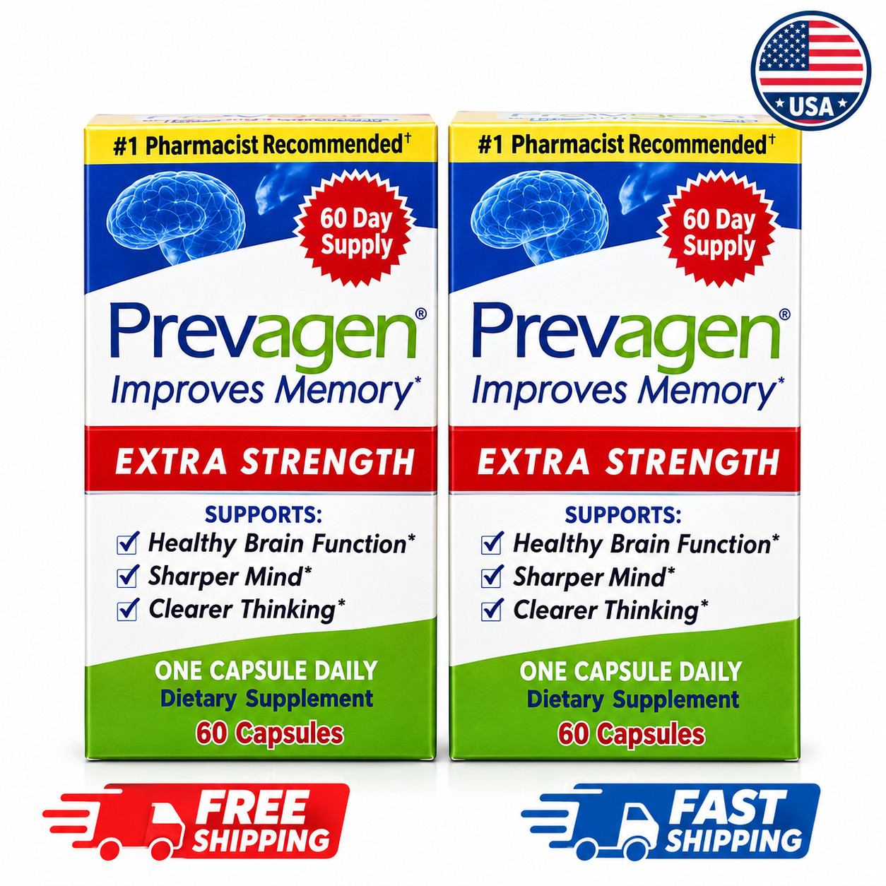 Extra Strength 20mg Capsules pack of 2 120 Count
