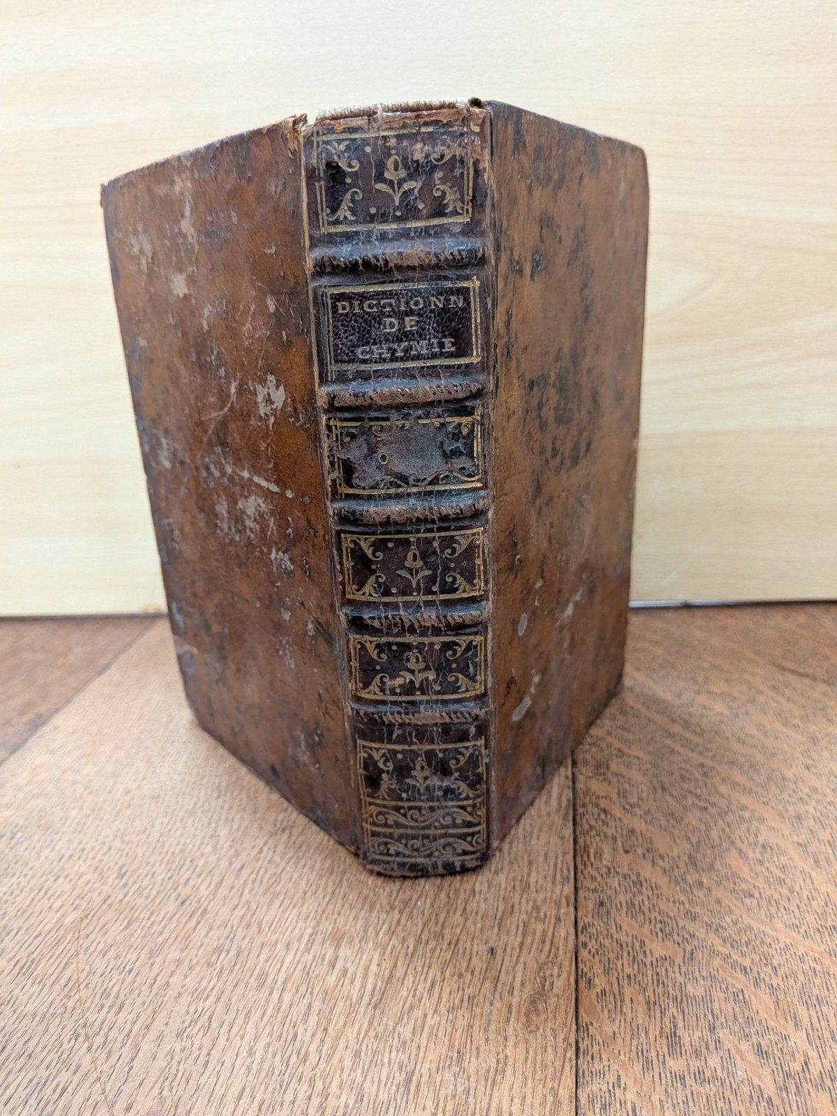 Antique book - Macquer - Dictionary of Chemistry Vol. 1 - 1766 - original...