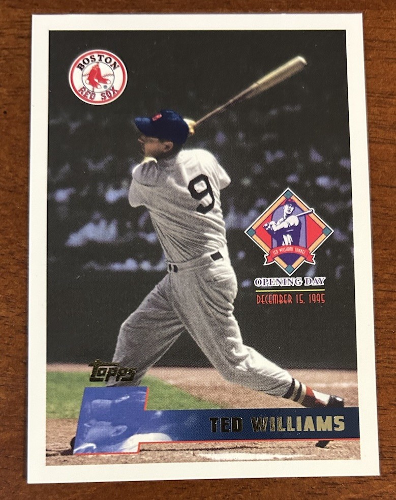 1995 Topps Ted Williams Tunnel - Dedication Card #9 - Very Rare 1995 Topps Ted Williams Tunnel - Dedication Card #9 - Very Rare