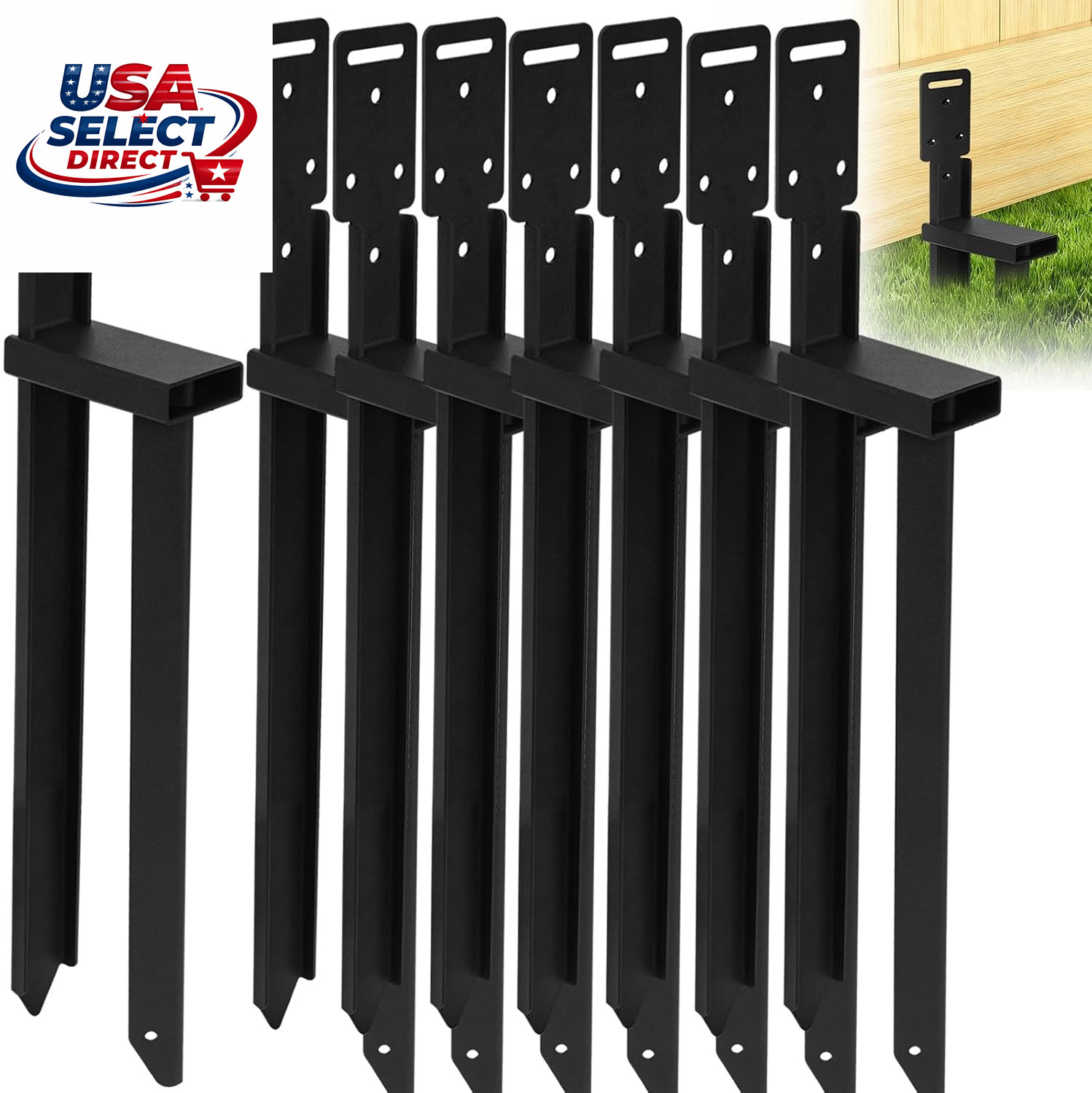 2/4/8 PCS Heavy Duty Ground Anchors for Tent, Shed, Fence, Carport 2/4/8 PCS Heavy Duty Ground Anchors for Tent, Shed, Fence, Carport