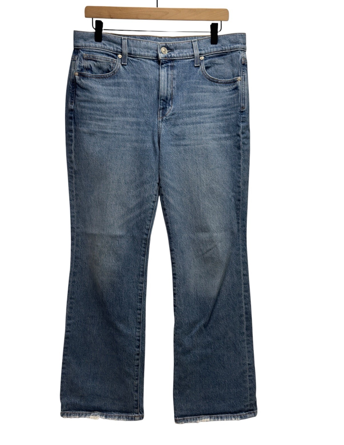 AYR Women\'s Size 31S The Hangout Medium Wash Denim Stretch Wide Leg Jeans euc AYR Women\'s Size 31S The Hangout Medium Wash Denim Stretch Wide Leg Jeans euc