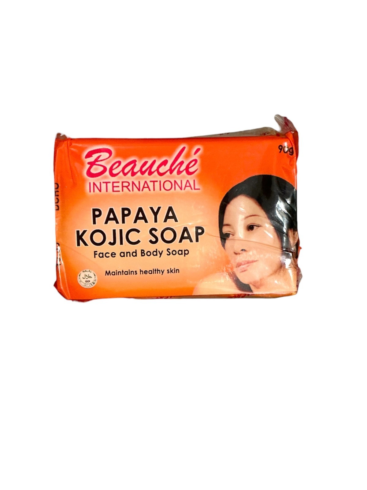 Beauche Papaya Beauty Bar Soap 90g Face and Body Cleanser