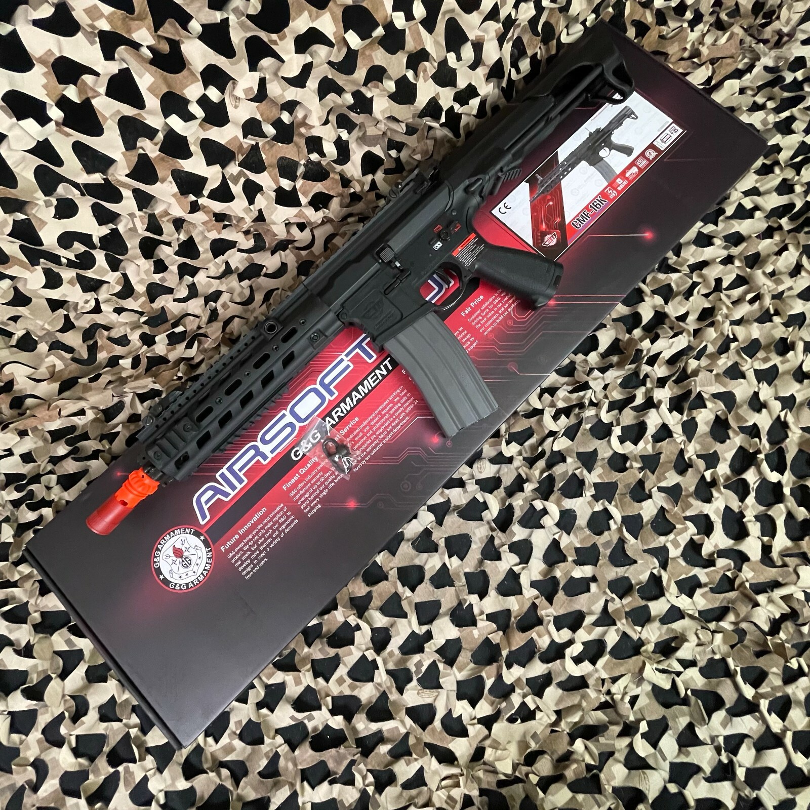 NEW G&G Armament CMF-16K AEG Airsoft Gun - Black (EGC-16P-16K-BNB-NCM)