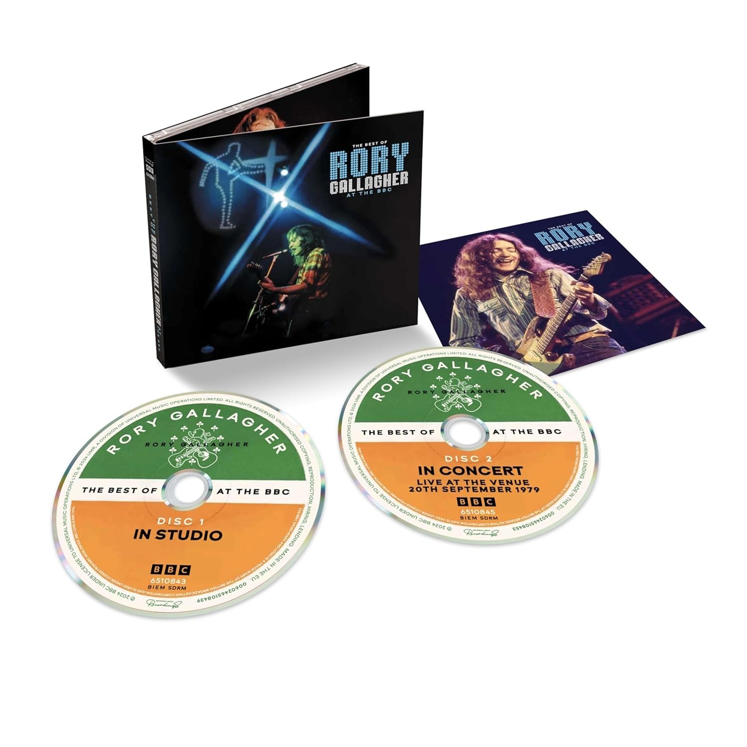 Rory Gallagher – The Best Of Rory Gallagher At The BBC 2 CD Set - NEW Rory Gallagher – The Best Of Rory Gallagher At The BBC 2 CD Set - NEW