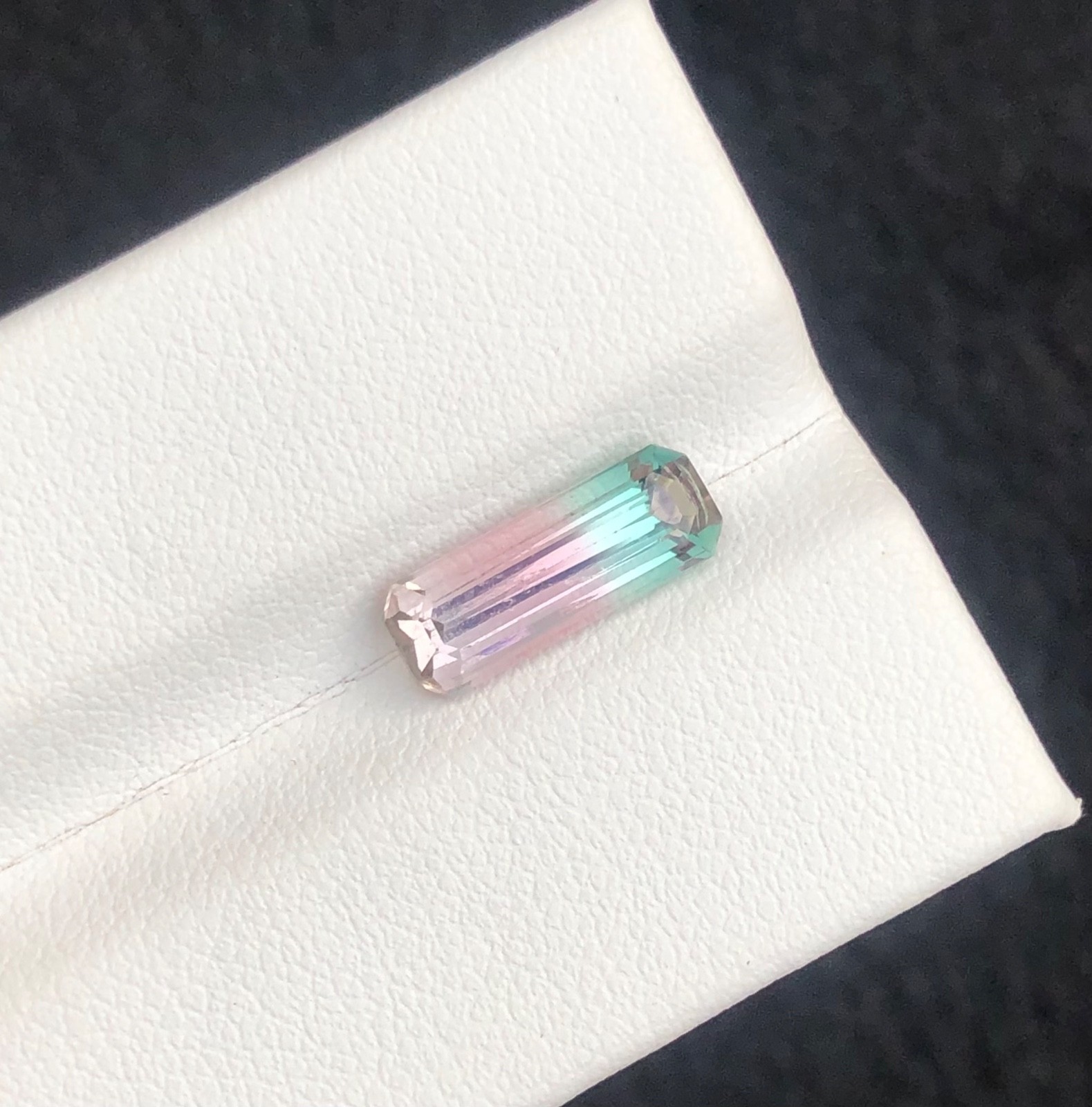 2.15 Cts Natural cut Bi Color Tourmaline, loose gemstone from Afghansitan 2.15 Cts Natural cut Bi Color Tourmaline, loose gemstone from Afghansitan
