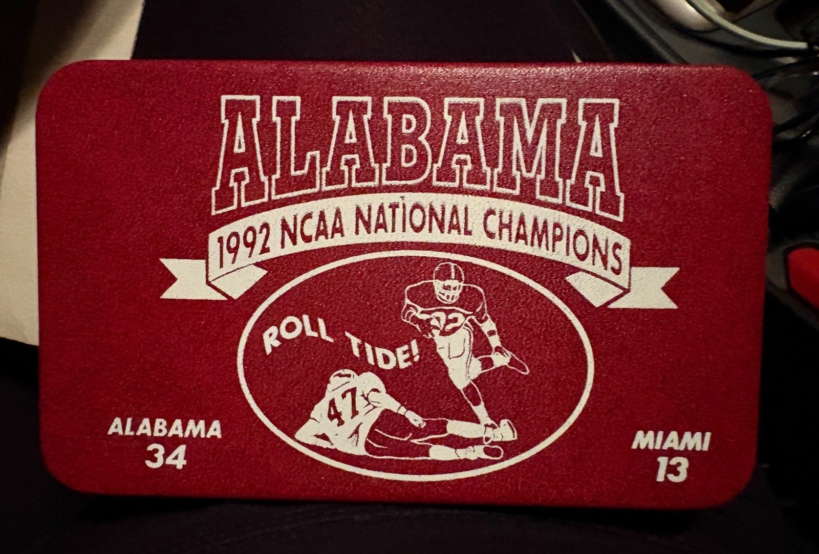 1992 Alabama National Championship Collectible Knife - Limited Production (Rare)