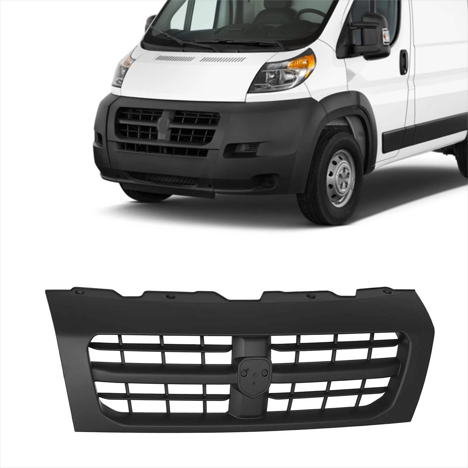 For 2014-2018 Ram Promaster 1500 2500 3500 Front Bumper Upper Grille #5MA10TRMAA