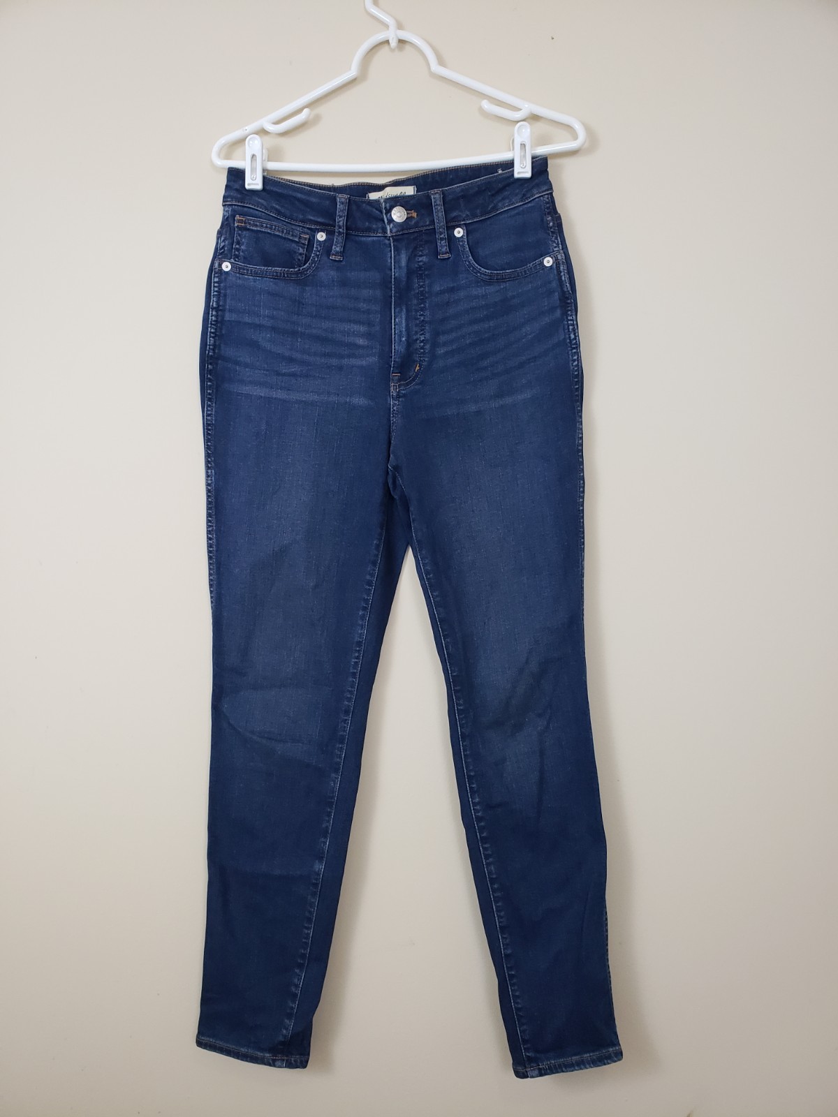 Y2K Madewell Womens Jeans Pants Size 28 Stretch Curvy Skinny High Rise Blue