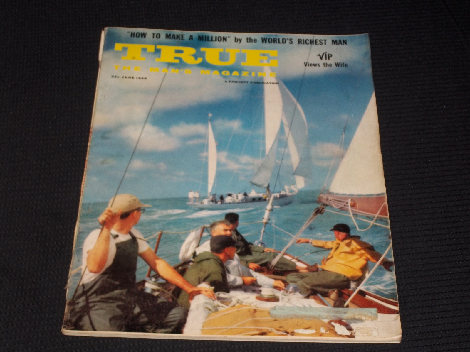 1958 JUNE TRUE MAGAZINE VERY NICE MAN'S COVER & ISSUE - E 3678 1958 JUNE TRUE MAGAZINE VERY NICE MAN'S COVER & ISSUE - E 3678