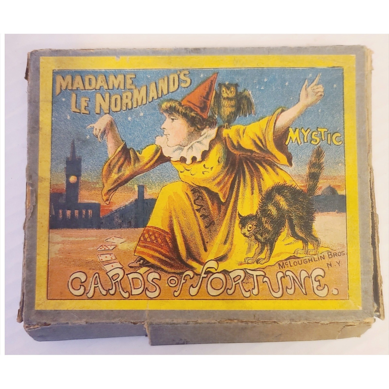 Antique 1850's Madame Le Normand's Mystic Cards Of Fortune McLoughlin Bros NY