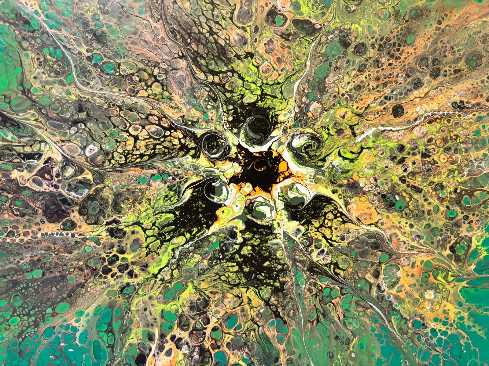 Original colorful, abstract, acrylic painting on stretched canvas. Original colorful, abstract, acrylic painting on stretched canvas.