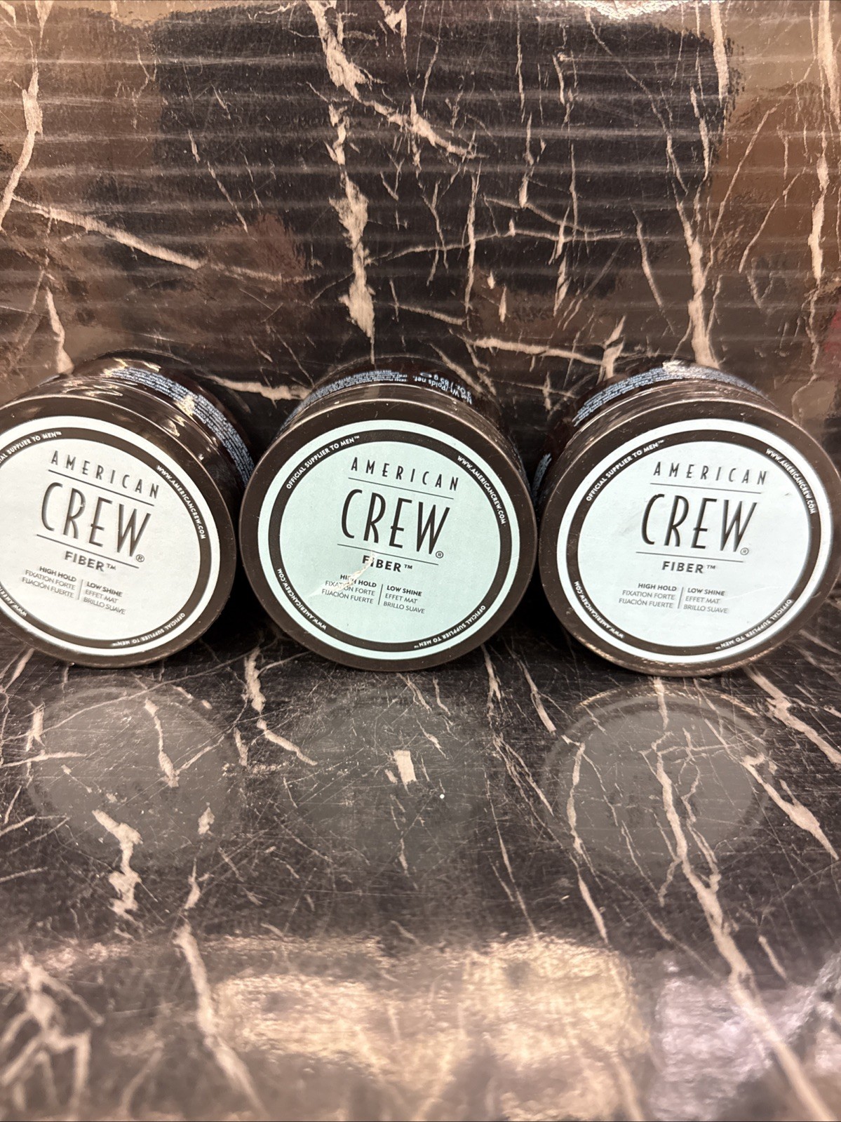 3x American Crew Fiber- 3 oz new