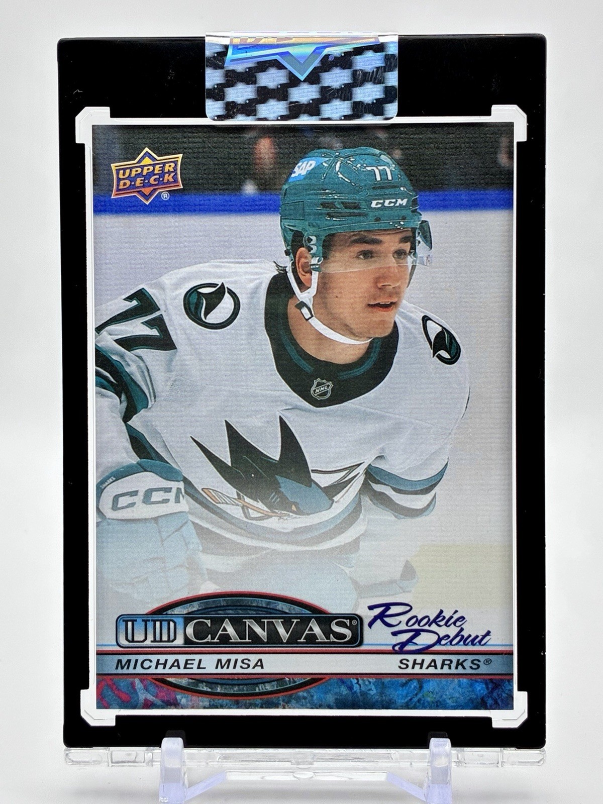 2025-26 Upper Deck Clear Cut MICHAEL MISA Canvas UD Rookie Debut Sharks 2025-26 Upper Deck Clear Cut MICHAEL MISA Canvas UD Rookie Debut Sharks