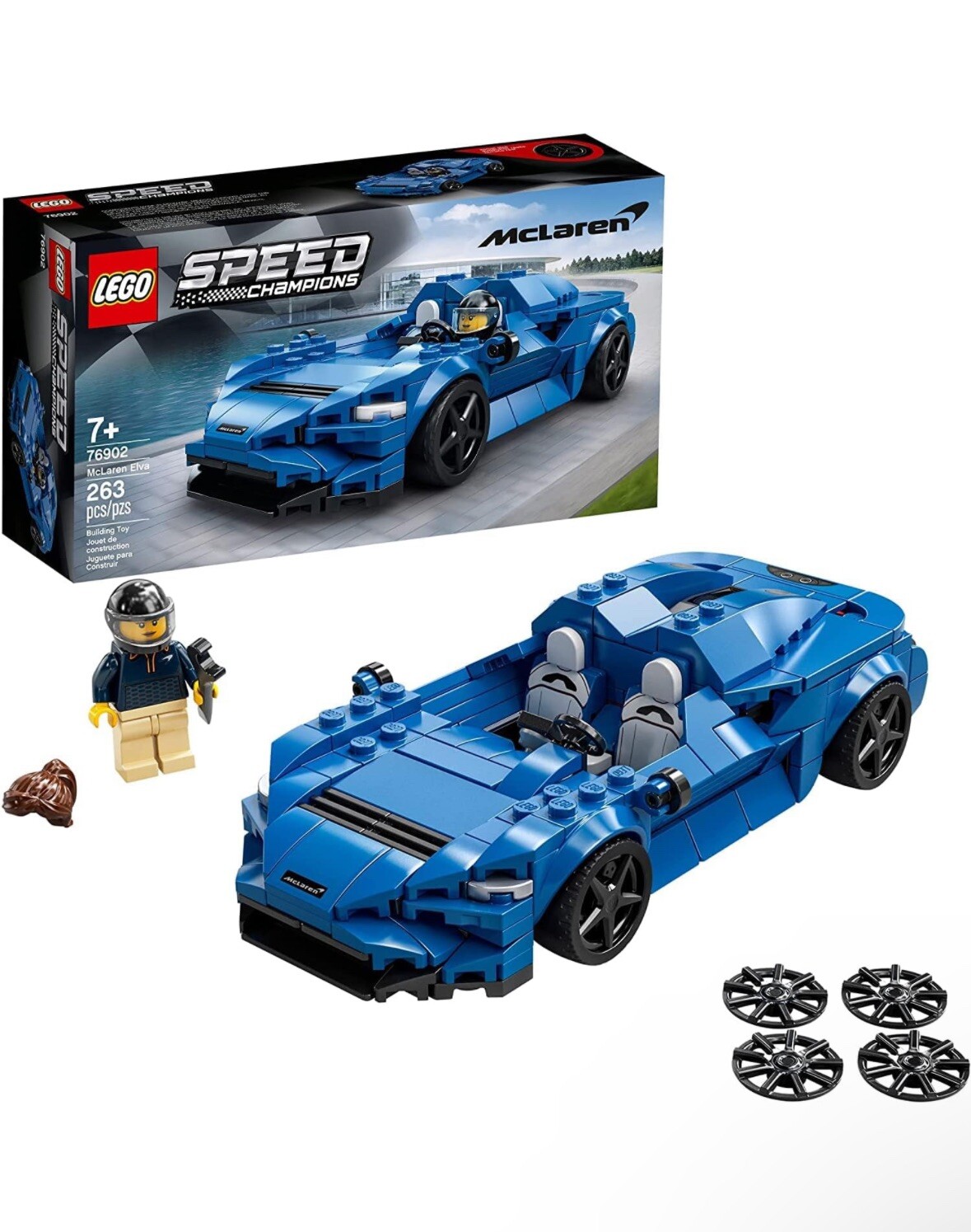 LEGO 76902 Speed Champions McLaren Elva NEW Sealed Retired LEGO 76902 Speed Champions McLaren Elva NEW Sealed Retired