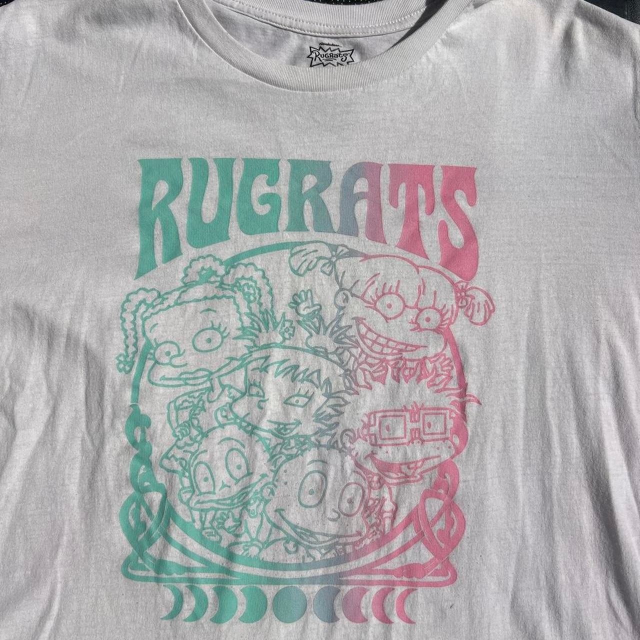 Nickelodeon kidcore cartoon White Rugrats graphic tee unisex Adult XL Nickelodeon kidcore cartoon White Rugrats graphic tee unisex Adult XL