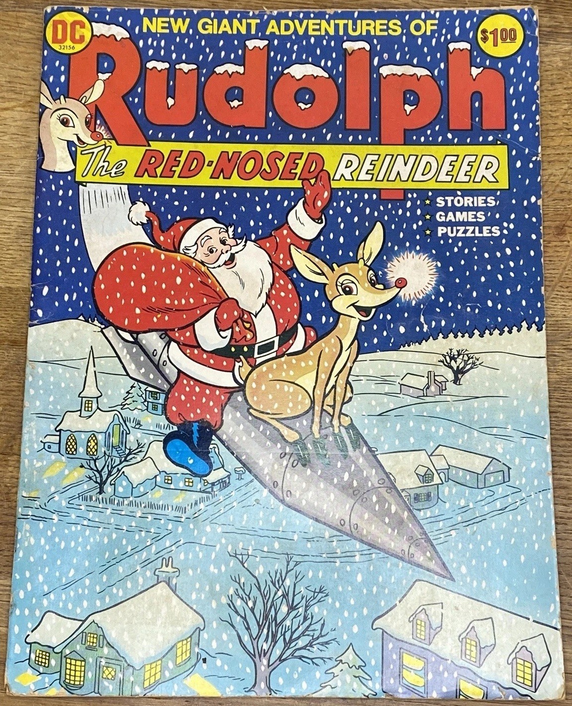 RUDOLPH RED NOSED REINDEER C-20 DC 1972 1st TREASURY EDITION VG SANTA CLAUS XMAS