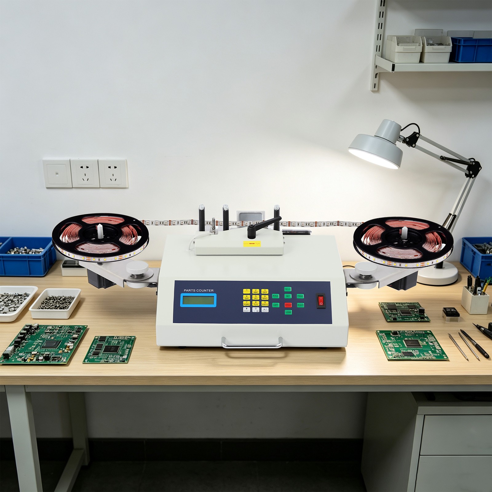 SMT SMD Component Counter AC 110V 50W Automatic SMT/SMD Parts Component Counting