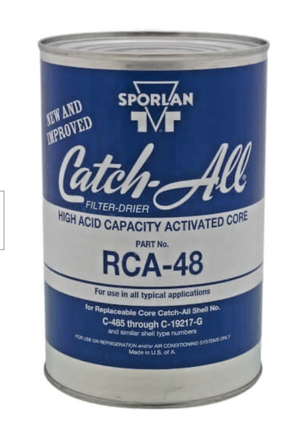Sporlan RCA-48 HVAC Filter Drier Catch-All High acid activated core CASE OF 12