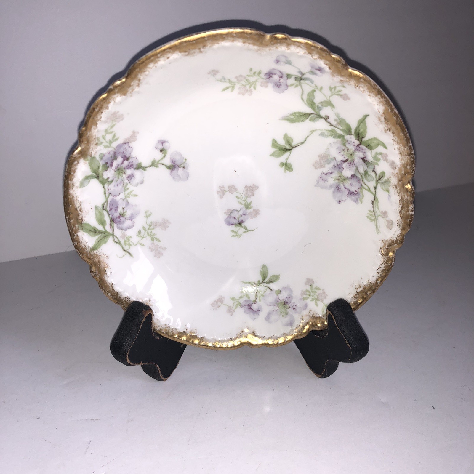 Set of 6 CH Field Havilland Limoges France Bread & Butter Plates White/Lavender Set of 6 CH Field Havilland Limoges France Bread & Butter Plates White/Lavender