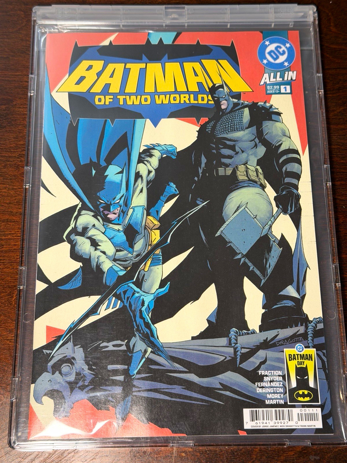 FREE SHIPPING DC Batman of Two Worlds #1 Batman Day Variant First Printing FREE SHIPPING DC Batman of Two Worlds #1 Batman Day Variant First Printing