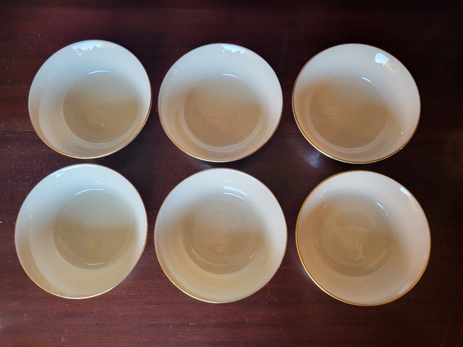 Vintahge Lenox China Solitaire (Set of 6) 6 1/4 Vintahge Lenox China Solitaire (Set of 6) 6 1/4