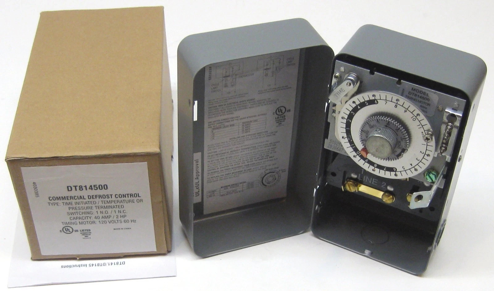 DT814500 Refrigeration Defrost Timer for Paragon 120 Volt