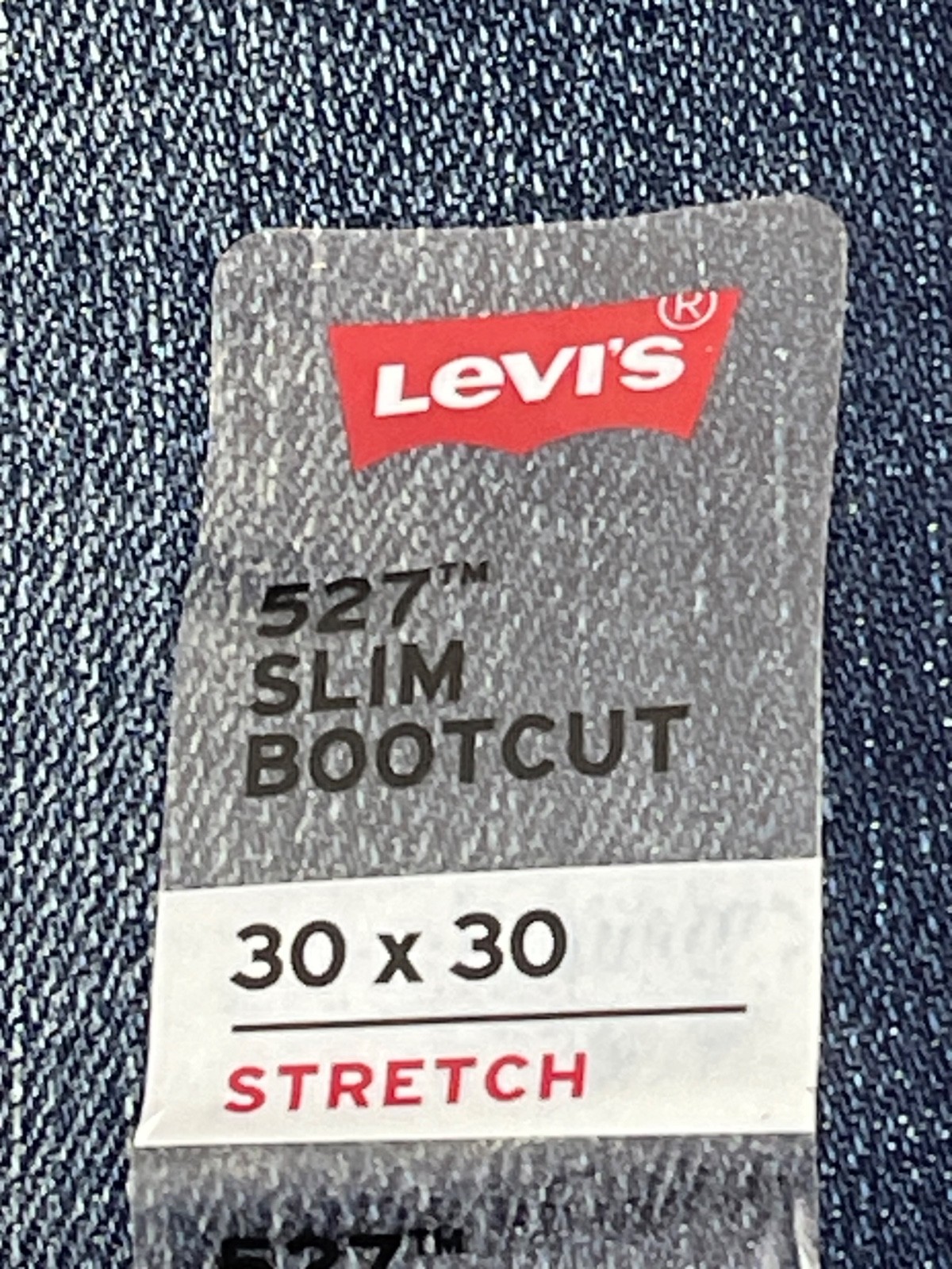 Levi's Men's 527 Slim Bootcut Stretch Jeans Wave Allusions Dark Wash Choose Size