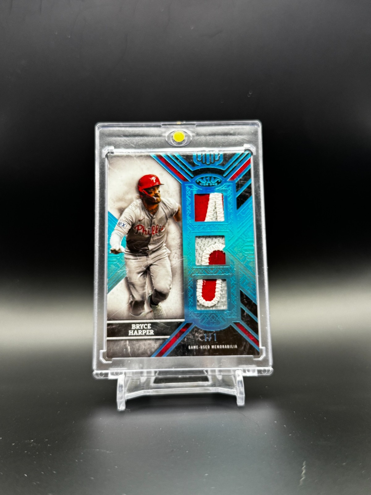 2025 Topps Tier One - Triple Relics Bryce Harper #T1TR-BH [SSP 1/1]