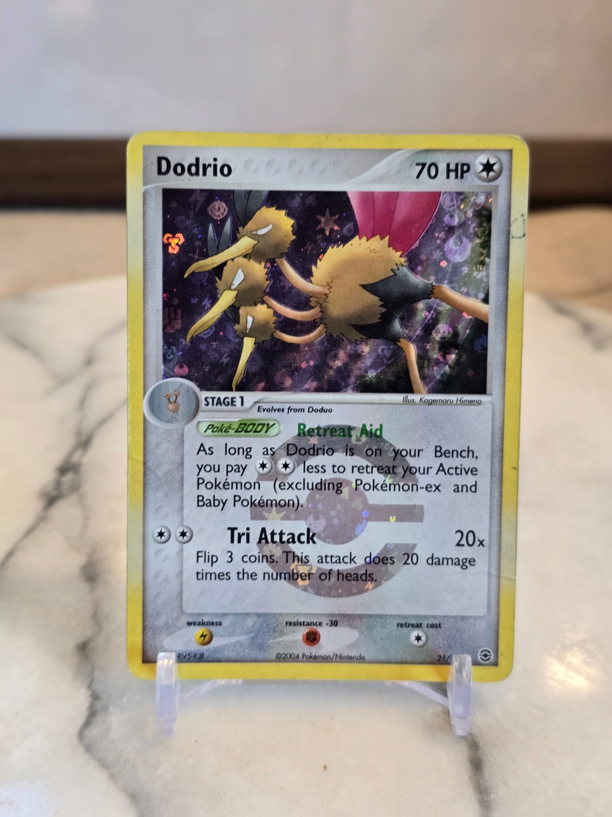 Pokemon TCG Dodrio 21/112 FireRed & LeafGreen Reverse Holo HP Pokemon TCG Dodrio 21/112 FireRed & LeafGreen Reverse Holo HP
