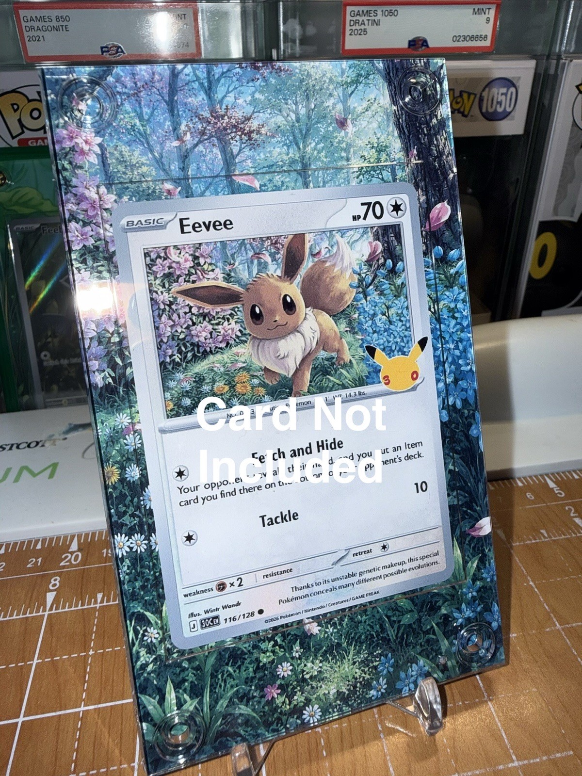Eevee 116/128 Celebrations  30th Anniversary Pokemon Extended Art Case