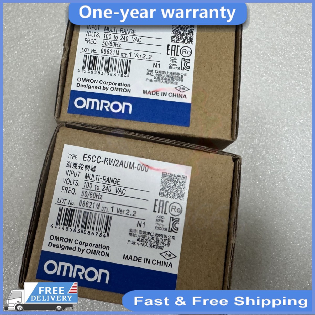 E5CC-RW2AUM-000 1pcs New OMRON temperature controller Good quality