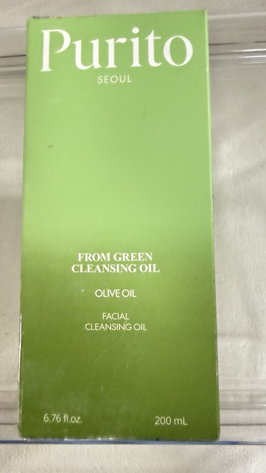 Purito Seoul From Green Cleansing Oil 200mL Olive Oil  K-BEAUTY Brand new