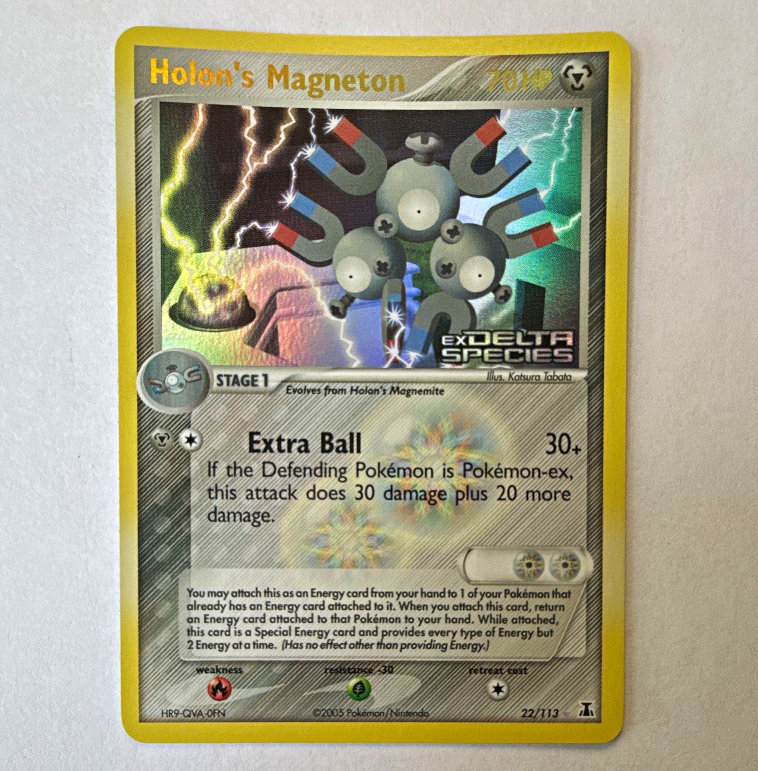 2005 POKEMON EX DELTA SPECIES #22 HOLON'S MAGNETON-REVERSE FOIL-NMT PACK FRESH 2005 POKEMON EX DELTA SPECIES #22 HOLON'S MAGNETON-REVERSE FOIL-NMT PACK FRESH