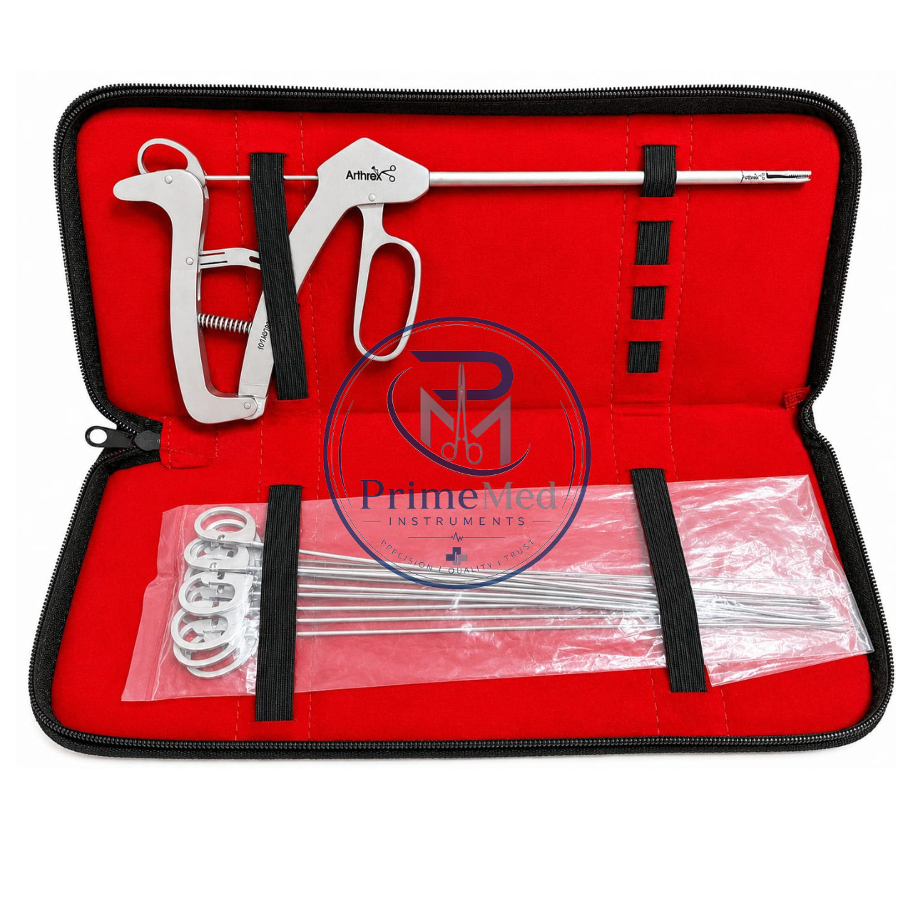 Arthrex AR-12990 knee scorpion suture passer with 6 needles arthroscopy surgical
