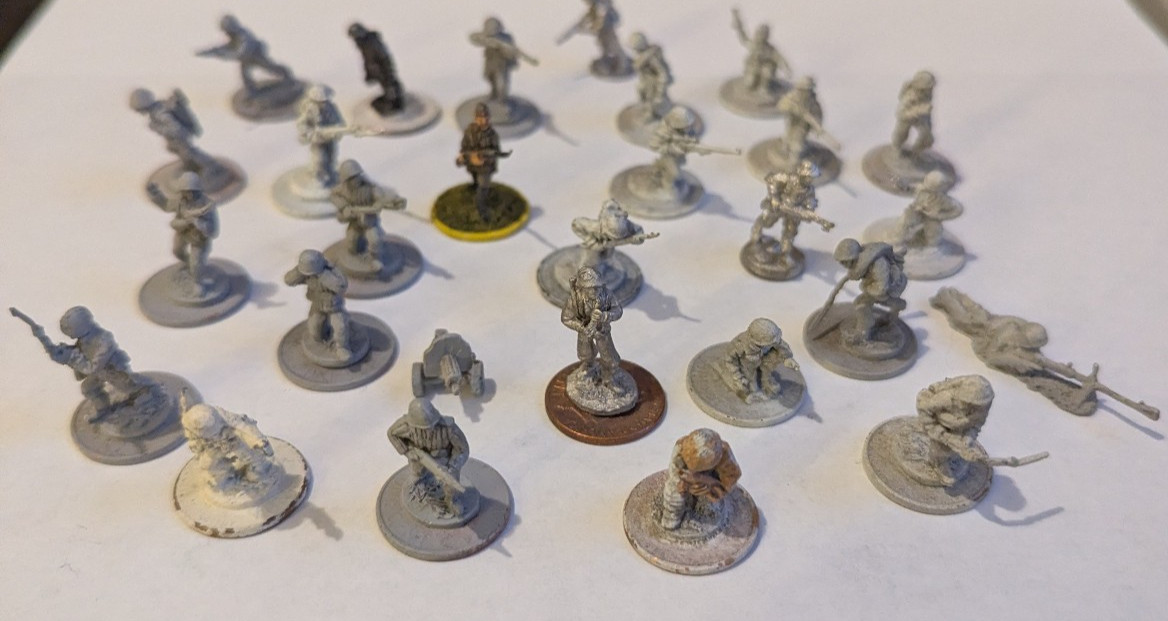 Wargaming Miniatures Historical Military Soldiers Large Lot Pewter 15mm Wargaming Miniatures Historical Military Soldiers Large Lot Pewter 15mm