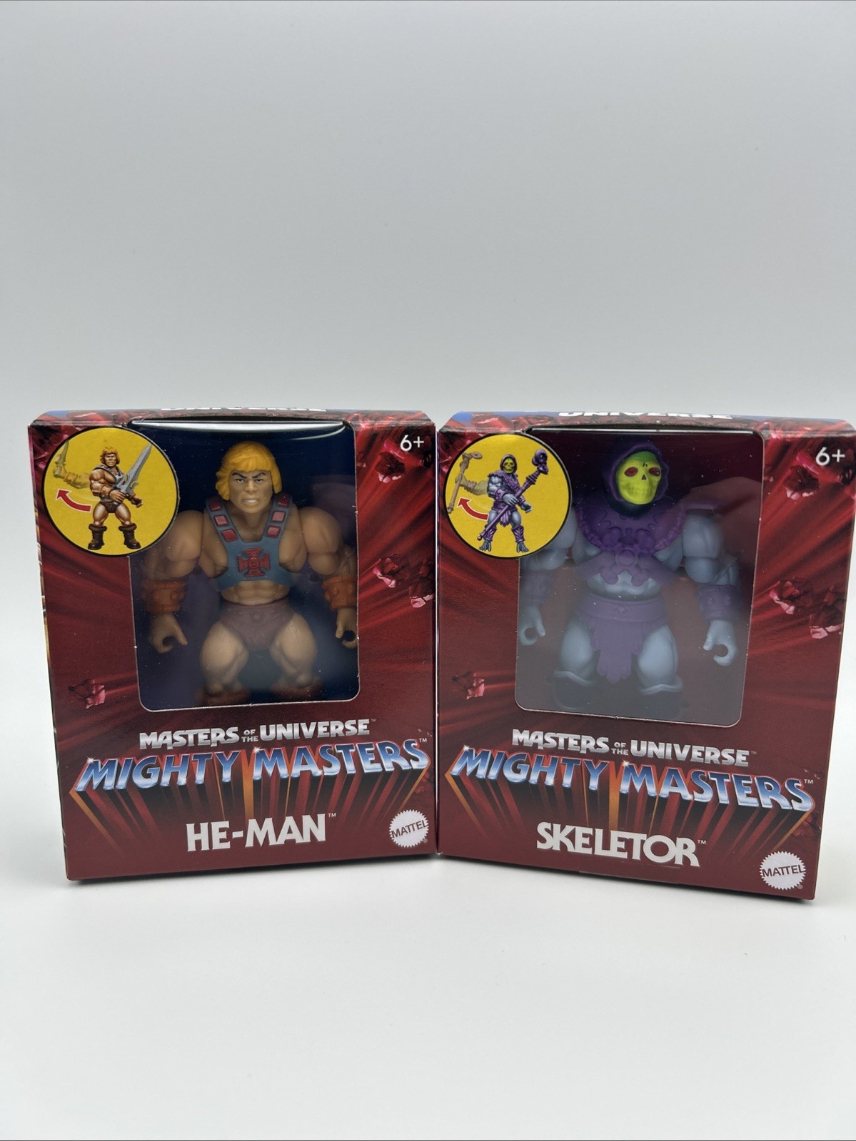MOTU NEW Mighty Masters Of The Universe  Set Of 2 He-Man -Skeletor 🔥🔥Free Ship