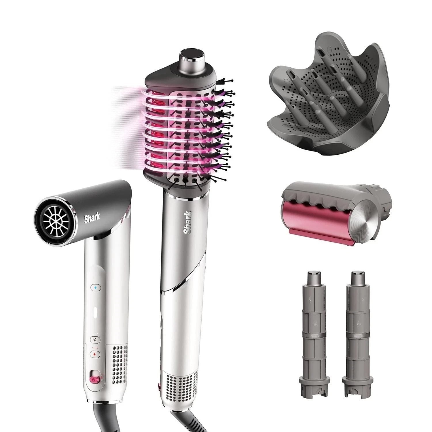 Shark FlexFusion Dryer with Fusion Hairbrush Ceramic Air Styler HD642 Mist Shark FlexFusion Dryer with Fusion Hairbrush Ceramic Air Styler HD642 Mist