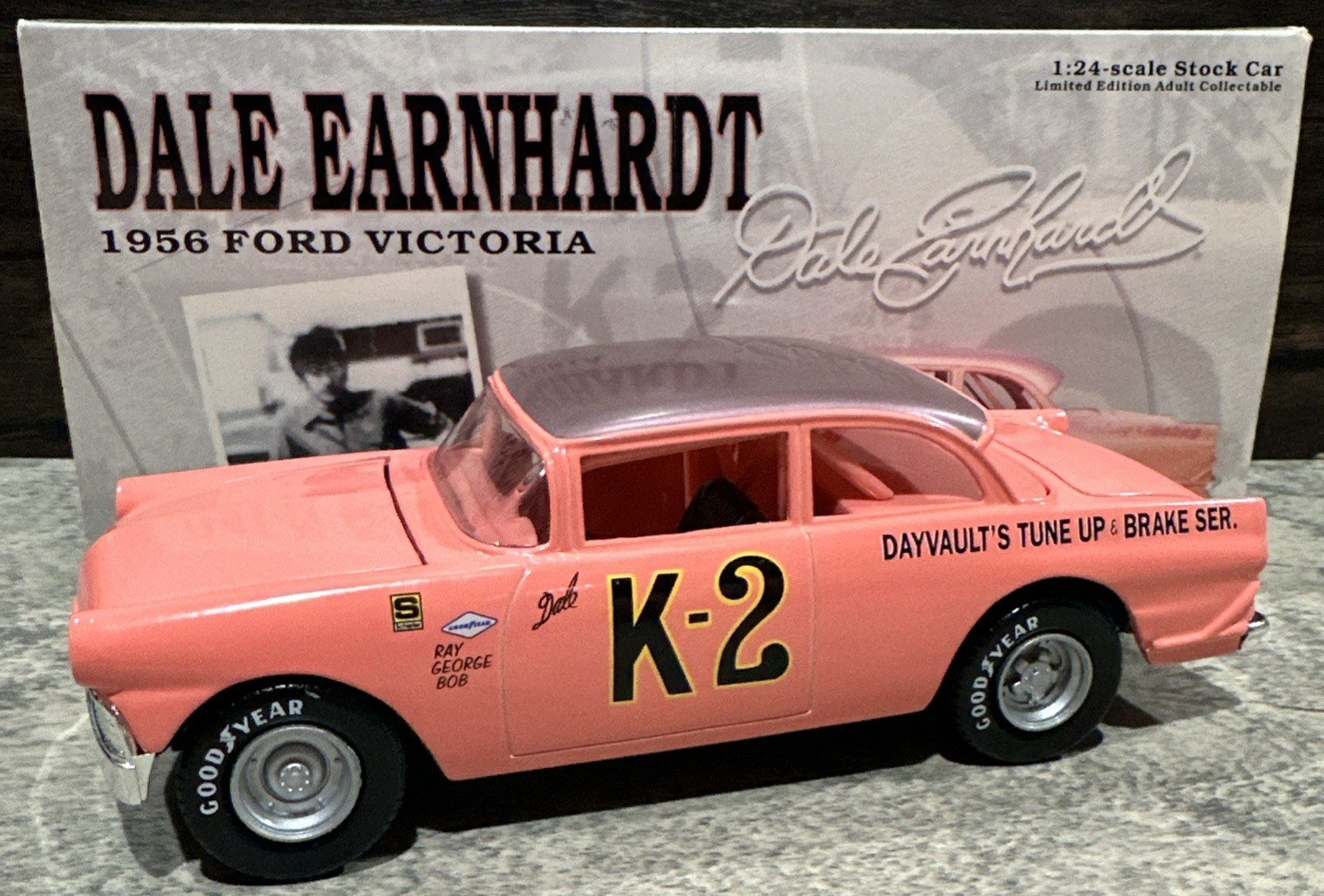 1956 Dale Earnhardt K2 Ford Victoria 1:24 Action NASCAR Diecast Stock Car